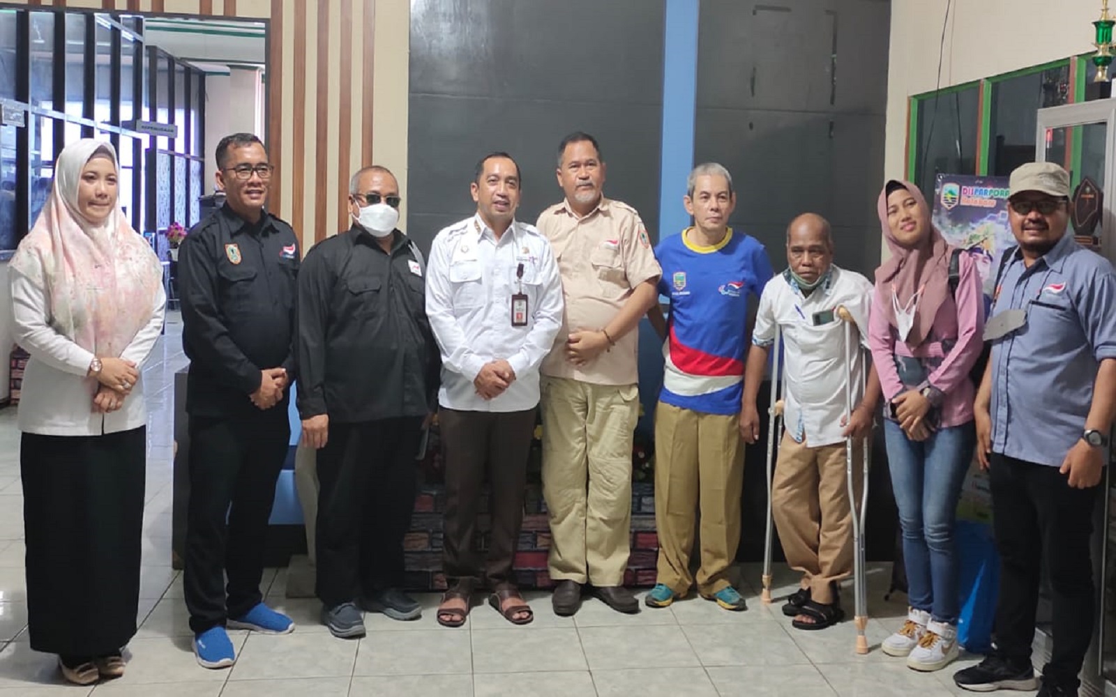 Bertemu Pengurus NPC Kalsel, Disparpora Kotabaru Pastikan Berangkatkan Kontingen ke PEPARPROV HSS