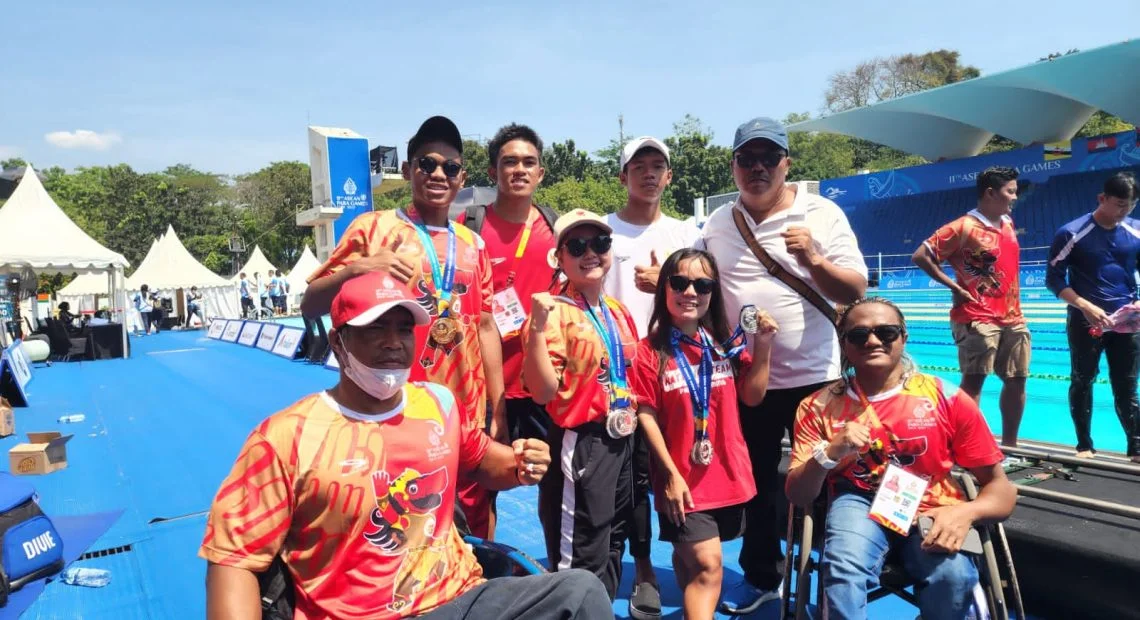 Pelatih Renang NPC Kalsel Apresiasi Anak Asuhannya di APG 2022