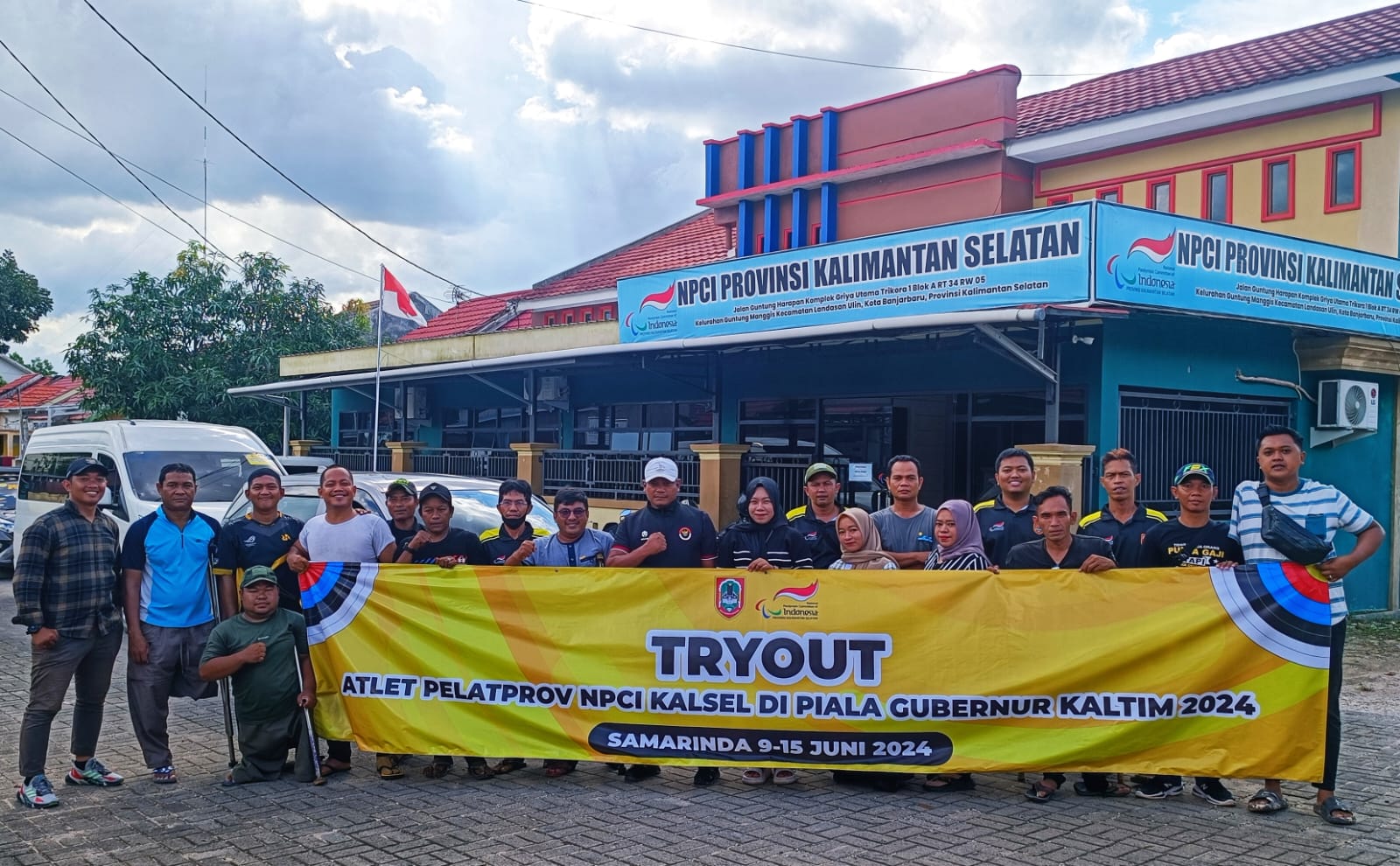 Try Out ke Kaltim, Panahan NPCI Kalsel Tanding Dengan Non Paralympic