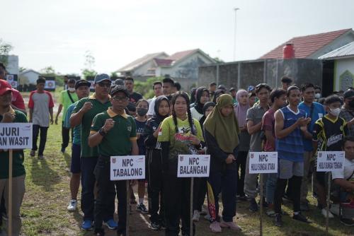 Pembukaan Kejurprov Paralympic Provinsi Kalimantan Selatan Tahun 2022, bertempat di Lapangan NPC Prov. Kalsel.