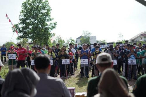 Pembukaan Kejurprov Paralympic Provinsi Kalimantan Selatan Tahun 2022, bertempat di Lapangan NPC Prov. Kalsel.