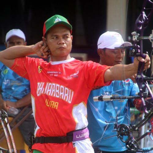 Muhamad Ali - Salah satu Atlet peraih medali Asean Para Games Solo 2022 juga ikut bertanding di Peparprov IV HSS 2022