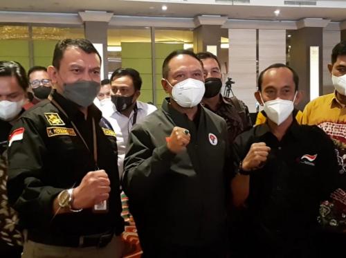 Foto Ketua Umum NPC Kalimantan Selatan Bersama Kepala Dispora Kalsel dan Menteri Kemenpora RI
