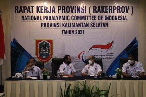 Rapat Kerja Provinsi National Paralympic Committee of Indonesia Provinsi Kalimantan Selatan Tahun 2021