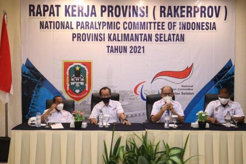 Rapat Kerja Provinsi National Paralympic Committee of Indonesia Provinsi Kalimantan Selatan Tahun 2021