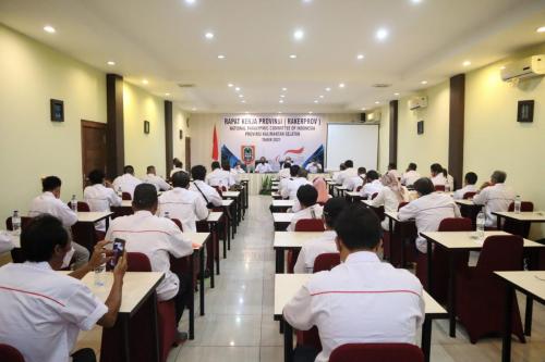 Rapat Kerja Provinsi National Paralympic Committee of Indonesia Provinsi Kalimantan Selatan Tahun 2021