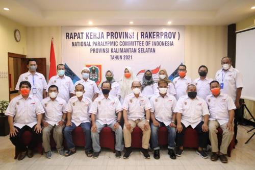 Rapat Kerja Provinsi National Paralympic Committee of Indonesia Provinsi Kalimantan Selatan Tahun 2021