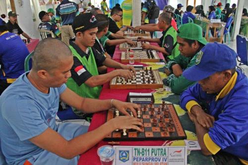 Pelaksanaan Para Catur Peparprov IV HSS 2022 bertempat di MAN 2 Hulu Sungai Selatan