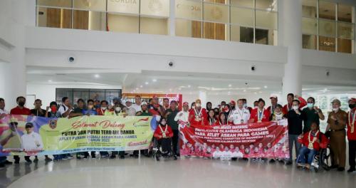 Penjemputan Atlet 11th Asean Para Games Solo 2022