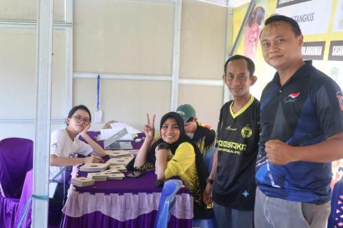 Ketua Umum NPC Provinsi Kalimantan Selatan meninjau langsung pelaksanaan Kejurprov Paralympic Tahun 2022 Cabang Olahraga Menembak yang dilaksanakan di Lapangan Menembak Purlan H. Tujan