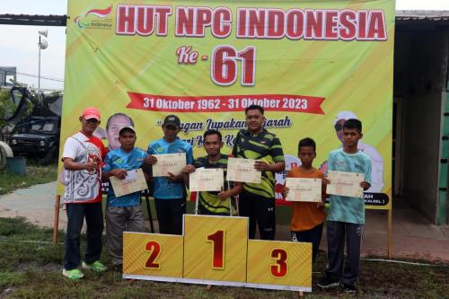 Kejurprov dalam rangka hari jadi NPC ke-61 tahun
