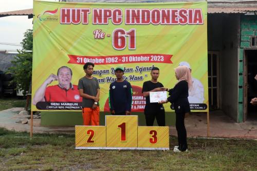 Kejurprov dalam rangka hari jadi NPC ke-61 tahun