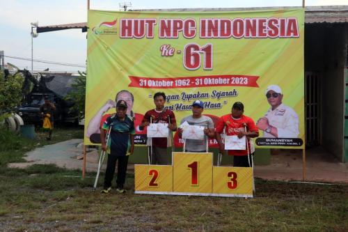 Kejurprov dalam rangka hari jadi NPC ke-61 tahun