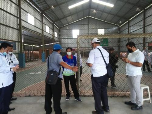 Monitoring Persiapan Venue Perparprov IV HSS 2022