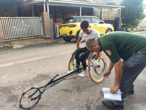 Seleksi Tahap II Atlet Pemula Tahun 2022 Cabang Olahraga Atletik Balas Kursi Roda