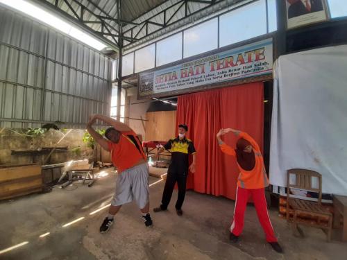 Latihan Rutin Pelatprov Tahun 2022 Cabang Olahraga Tenis Meja Tuna Netra