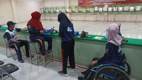 Eksibisi Atlet Pelatprov Tahun 2022 Cabang Olahraga Menembak