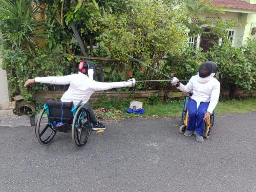Latihan Rutin Pelatprov Tahun 2022 Cabang Olahraga Anggar