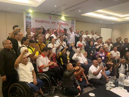 Foto bersama Rakernas NPC Indonesia tahun 2023