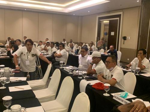 Menghadiri Rakernas NPC Indonesia tahun 2023 pada tanggal 13 - 16 Februari 2023 bertempat di Hotel Grand Mercure Solo Baru Jawa Tengah
