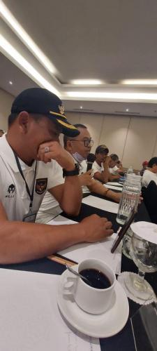 Menghadiri Rakernas NPC Indonesia tahun 2023 pada tanggal 13 - 16 Februari 2023 bertempat di Hotel Grand Mercure Solo Baru Jawa Tengah