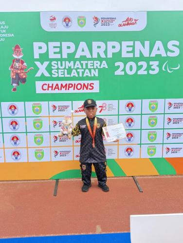 Momen Kontingen Kalimantan Selatan di ajang Pekan Paralympic Pelajar Nasional (Peparpenas) X Sumatera Selatan 2023