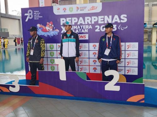 Momen Kontingen Kalimantan Selatan di ajang Pekan Paralympic Pelajar Nasional (Peparpenas) X Sumatera Selatan 2023