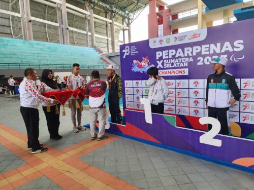 Momen Kontingen Kalimantan Selatan di ajang Pekan Paralympic Pelajar Nasional (Peparpenas) X Sumatera Selatan 2023