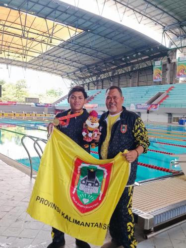 Tim Monitoring mengunjungi kontingen Kalimantan Selatan di ajang Pekan Paralympic Pelajar Nasional (Peparpenas) X Sumatera Selatan 2023