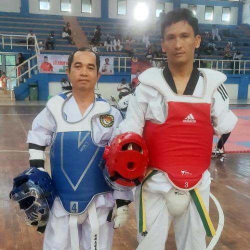 Atlet Para Taekwondo mengikuti exhibition pada kejuaraan Taekwondo KONI CUP Banjarbaru tahun 2023