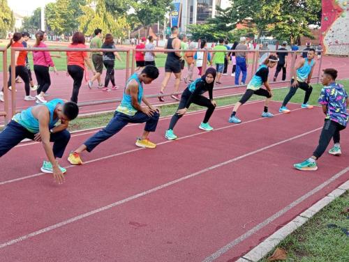 Try Out Cabang Olahraga Atletik Lari pada tanggal 23-28 Januari 2024 bertempat di Semarang, Jogja dan Solo untuk persiapan Peparnas 2024
