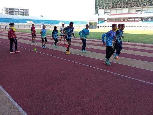 Try Out Cabang Olahraga Atletik Lari pada tanggal 23-28 Januari 2024 bertempat di Semarang, Jogja dan Solo untuk persiapan Peparnas 2024