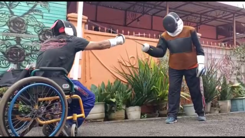 Latihan Rutin Pelatprov Tahun 2022 Cabang Olahraga Anggar