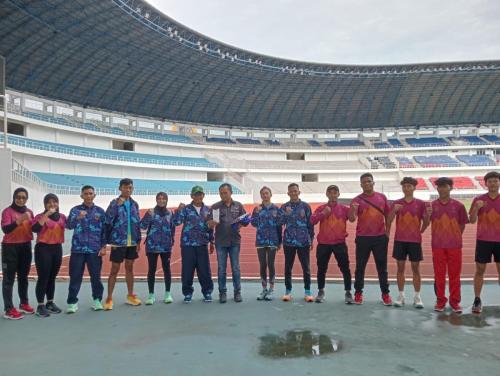 Try Out Cabang Olahraga Atletik Lari pada tanggal 23-28 Januari 2024 bertempat di Semarang, Jogja dan Solo untuk persiapan Peparnas 2024
