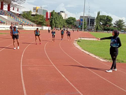 Try Out Cabang Olahraga Atletik Lari pada tanggal 23-28 Januari 2024 bertempat di Semarang, Jogja dan Solo untuk persiapan Peparnas 2024